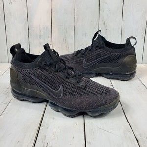 Nike Air Vapormax 2021 Flyknit 'Triple Black' Men's Size 7 Anthracite DH4084-001